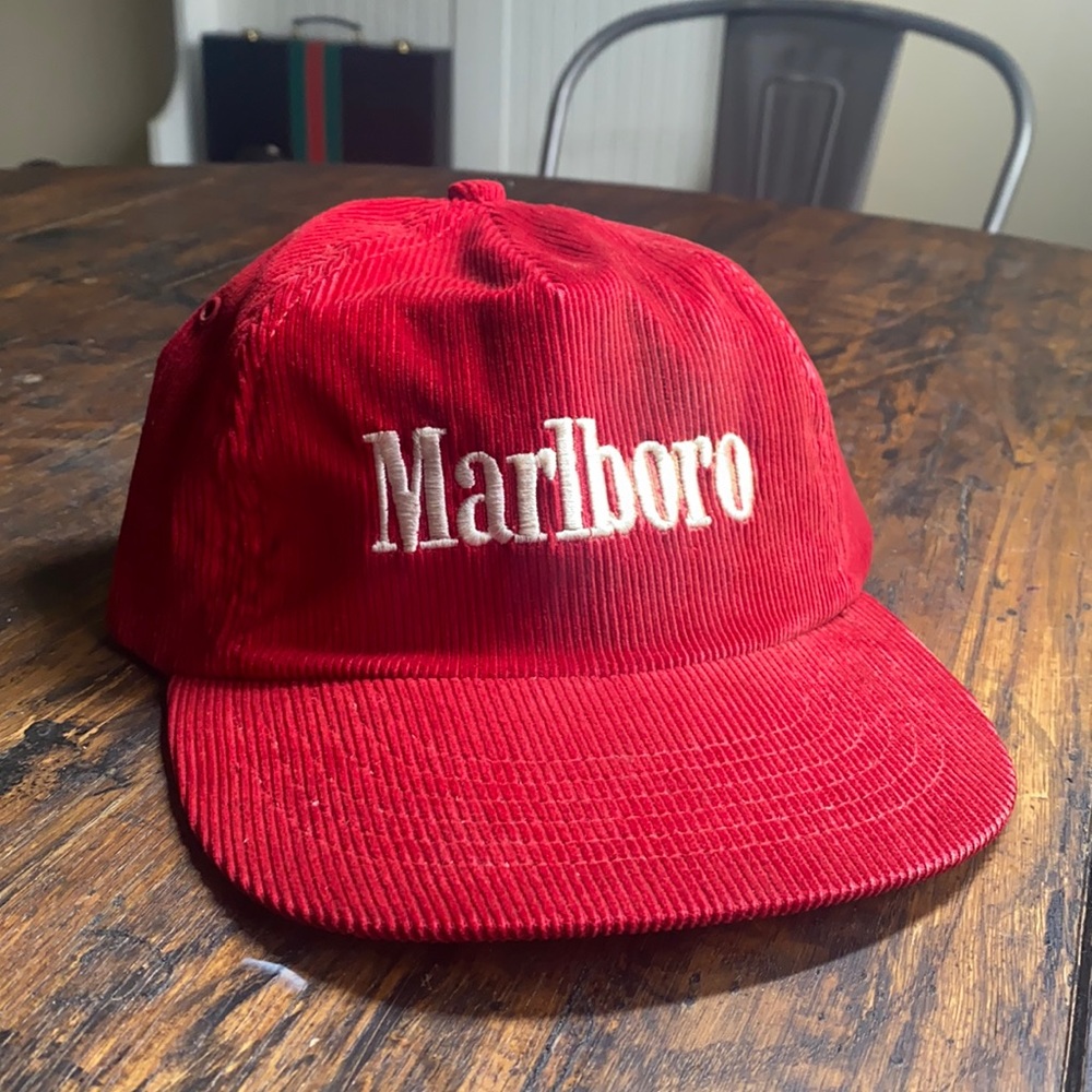 Vintage Corduroy Marlboro SnapBack